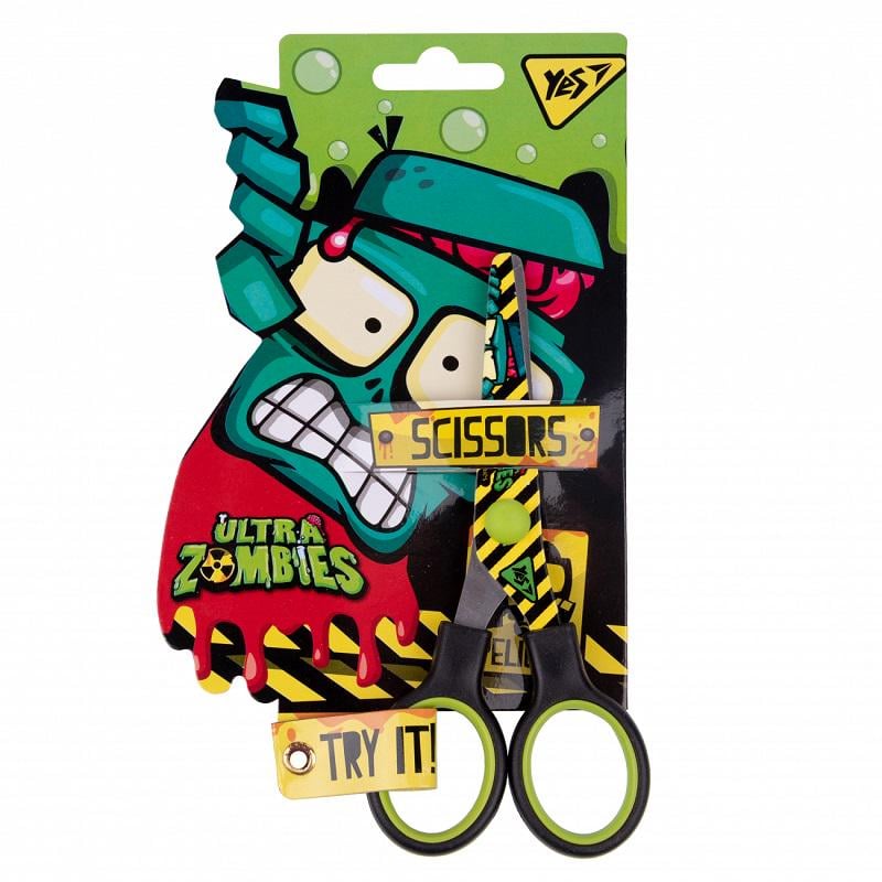 Ножницы YES 480393 Zombie с принтом на лезвии 13 см (480393)