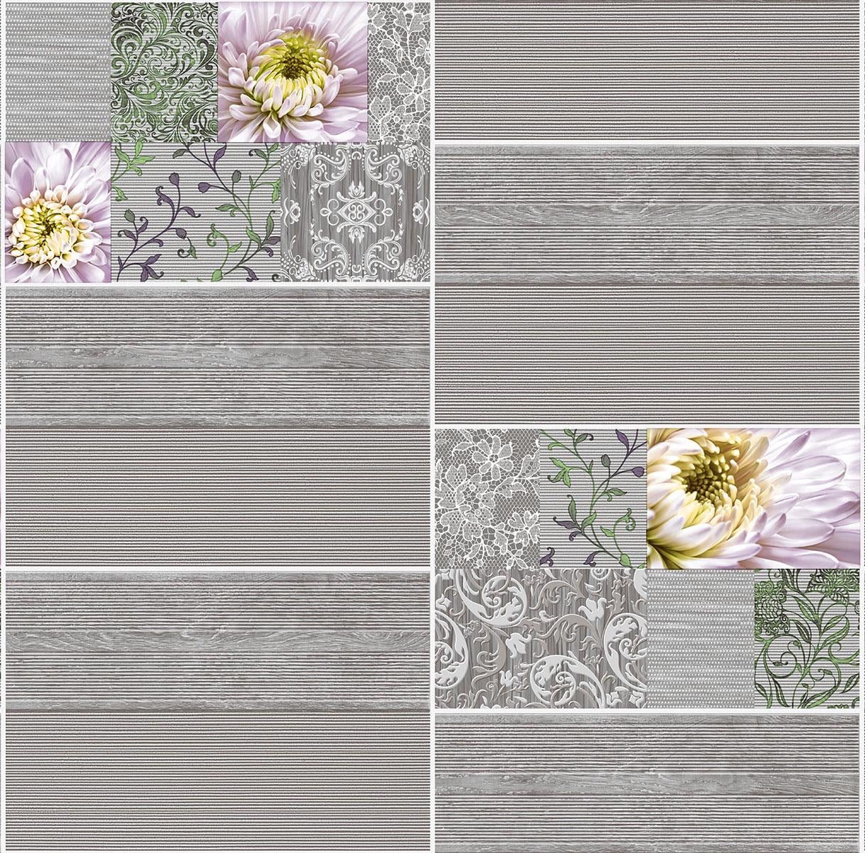 Обои бумажные влагостойкие Континент Фрея Серый (2187)