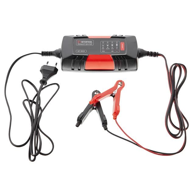 Зарядний пристрій Intertool6/12 В 2 А 230 В 1,2 - 60 А/г (AT-3022) - фото 2 Зарядний пристрій Intertool6/12 В 2 А 230 В 1,2 - 60 А/г (AT-3022) - фото 2