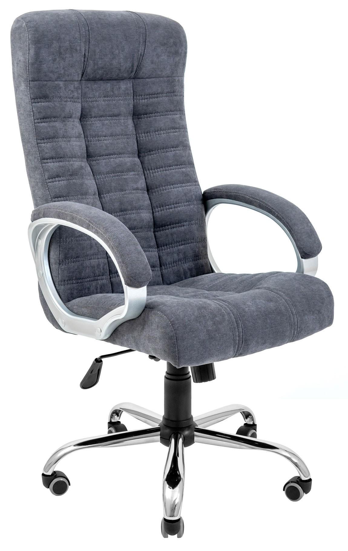 Кресло офисное компьютерное Atlant Rosto 97 Хром М1 Tilt Серый