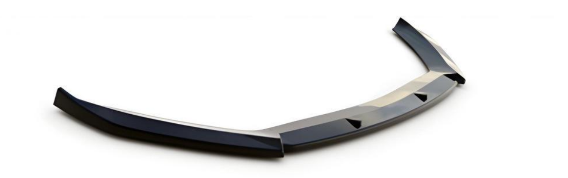 Накладка передняя DPT Lip для Seat Leon 2013-2020 гг. пластик Черный (27668516)