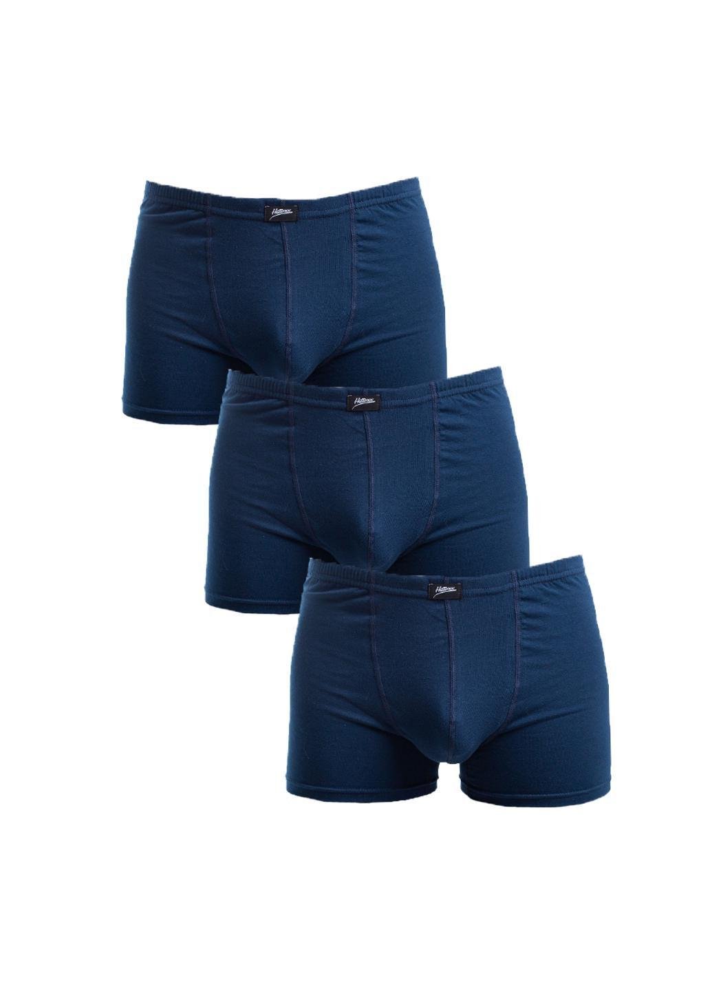Сет мужских трусов Наталюкс M 3 шт. Темно-синий (4117129402423)