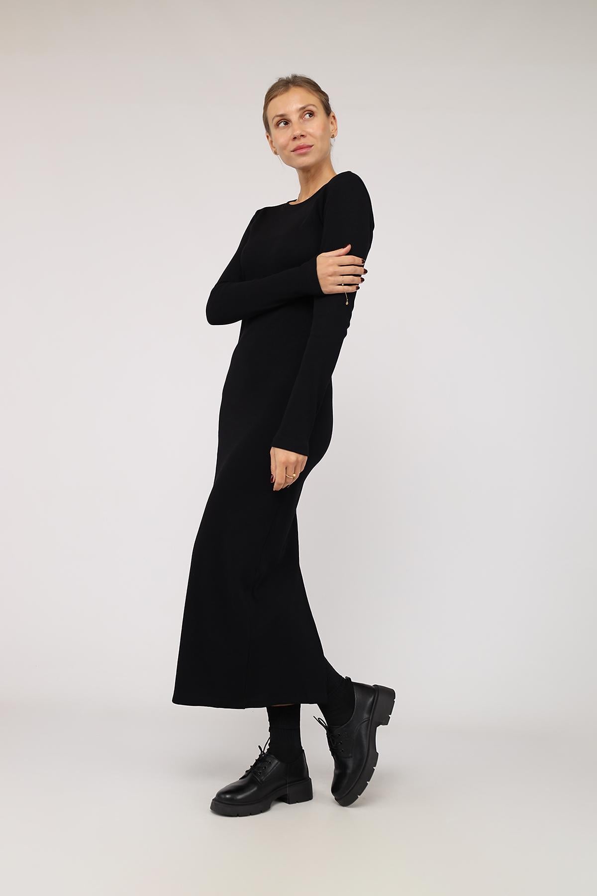 Платье футляр женское Yuki ЦБ-00285771 р. 44 Черный (SKT001088883)