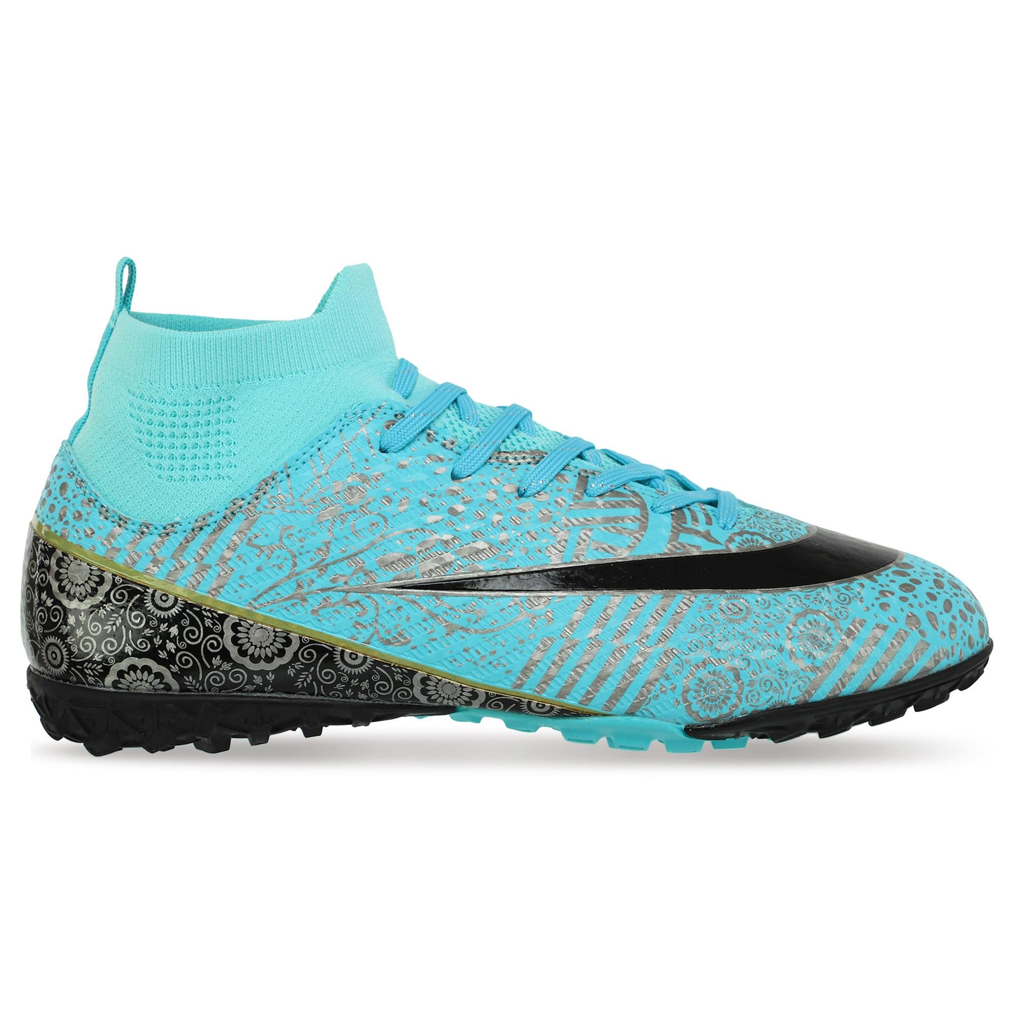 Сороконожки футбольные LIJIN р. 41 Бирюзовый/Черный (2023-2)