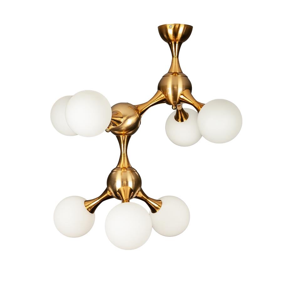 Люстра молекула потолочная Levistella 7529817-7 BRZ/WH Бронзовый