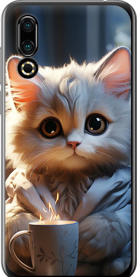 Чехол на Meizu 16S White cat (5646u-1701-42517) Чехол на Meizu 16S White cat (5646u-1701-42517)