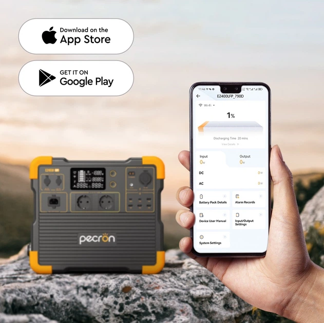 Зарядная станция PECRON E2400LFP 2400W 2048 Вт*ч (189114) - фото 2