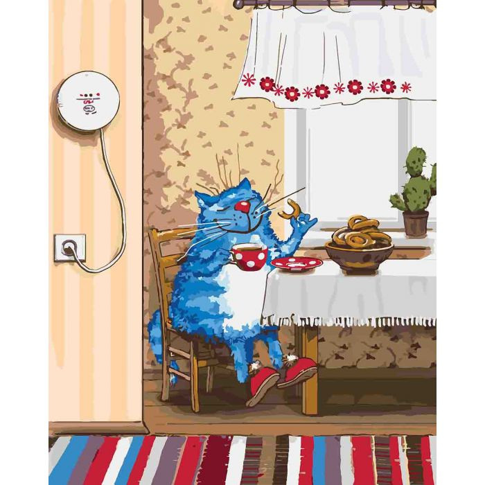 Картина по номерам Субботнее утро 40х50 см (KHO4086)