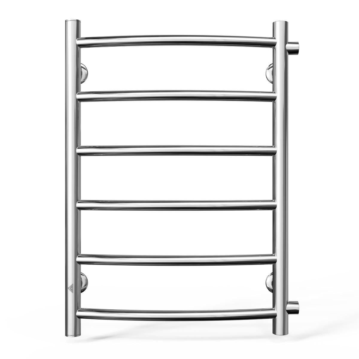 Полотенцесушитель водяной для ванной Laris П6 из нержавеющей стали 400х600 мм б/п 1/2" мц 500 мм Хром (147-127-71207591)