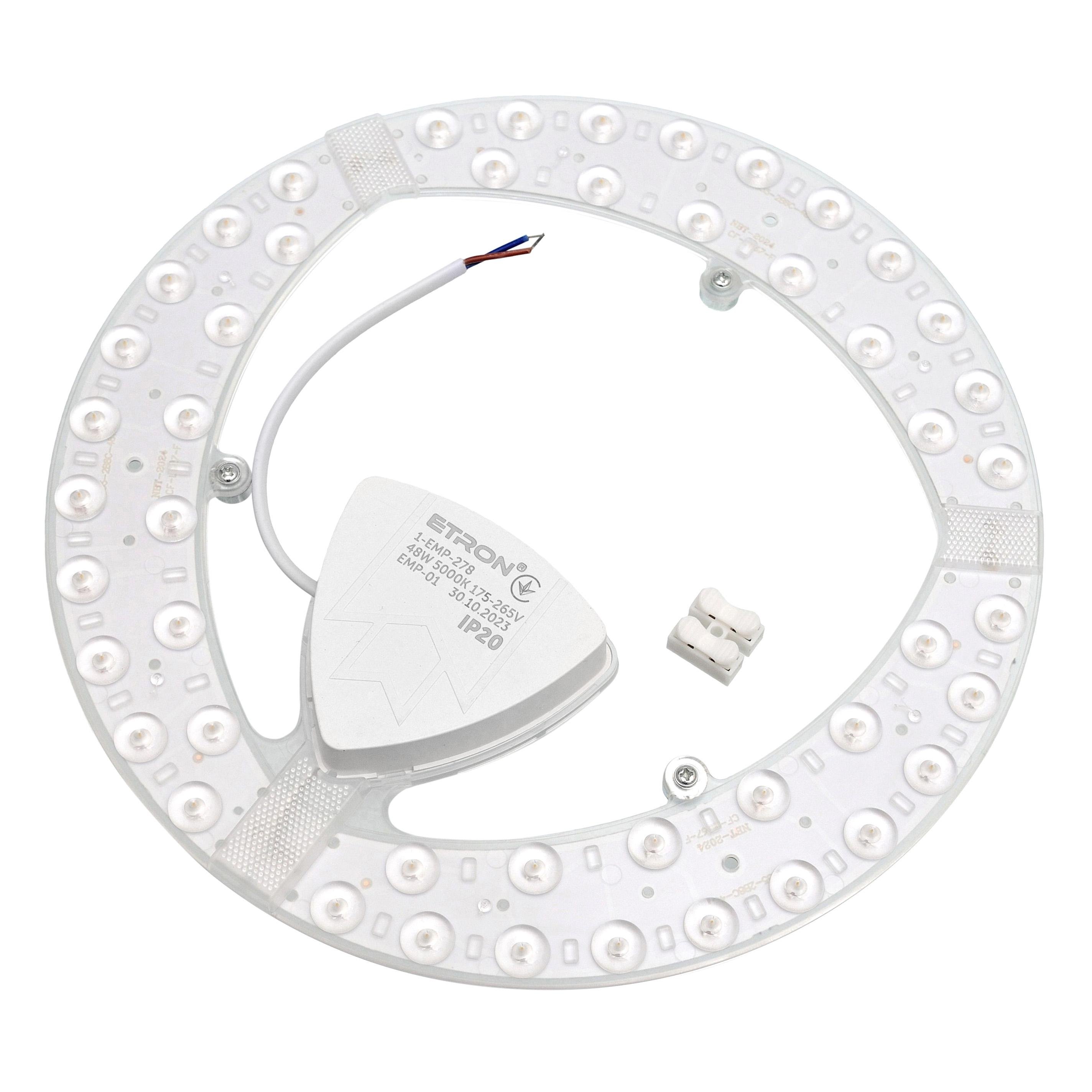 Світлодіодний модуль ETRON Matrix 1-EMP-278 5000K IP20 коло 265 мм 48 Вт (23243) - фото 2 Світлодіодний модуль ETRON Matrix 1-EMP-278 5000K IP20 коло 265 мм 48 Вт (23243) - фото 2