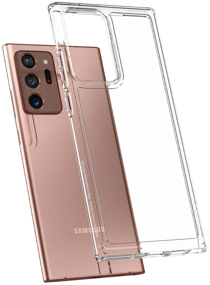 Чохол прозорий протиударний Spigen Ultra Hybrid для Samsung Galaxy Note 20 Ultra (6.9") Crystal Clear