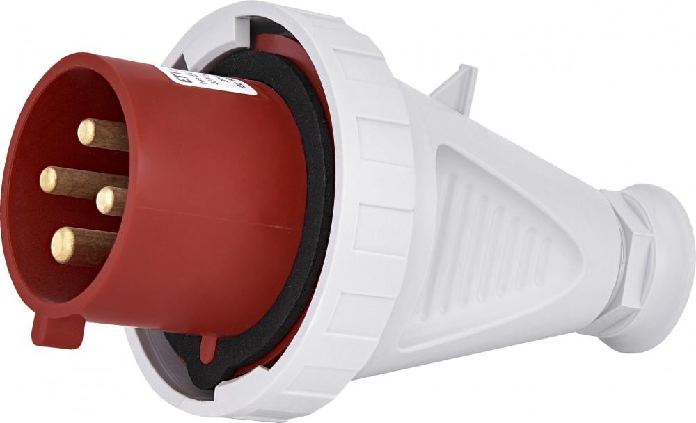 Силова вилка ETI EVH-3243 3P+PE 32А 400 В переносна IP67 Червоний (4482028)