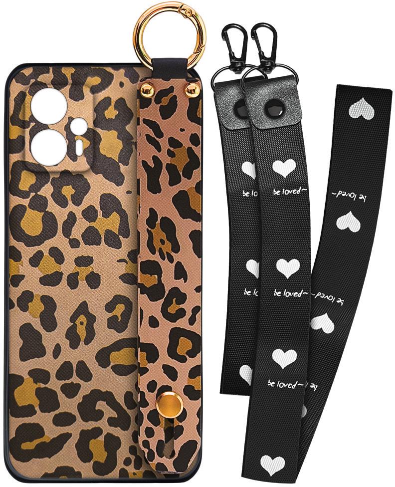 Чехол SHLab Motorola G13 Leopard + два ремешка с карабином (34410)