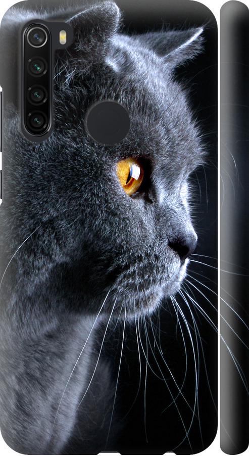 Чехол на Xiaomi Redmi Note 8 Красивый кот (3038m-1787-42517)
