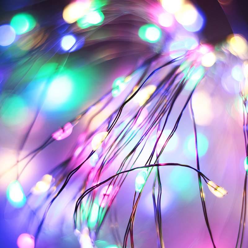 Гирлянда Роса на батарейках медная 5 м Разноцветный (2479515518) - фото 8 Гирлянда Роса на батарейках медная 5 м Разноцветный (2479515518) - фото 8