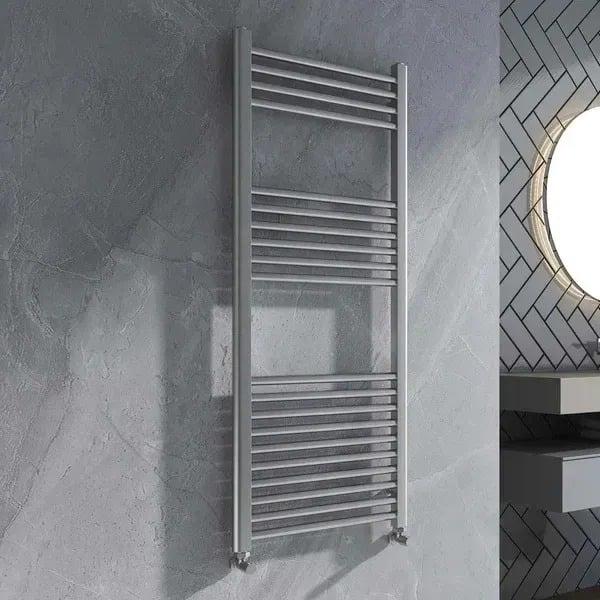 Полотенцесушитель водяной Rastas Siena 1000х550 мм Сатиновый Brush Nickel (RR-CN1000550BN)