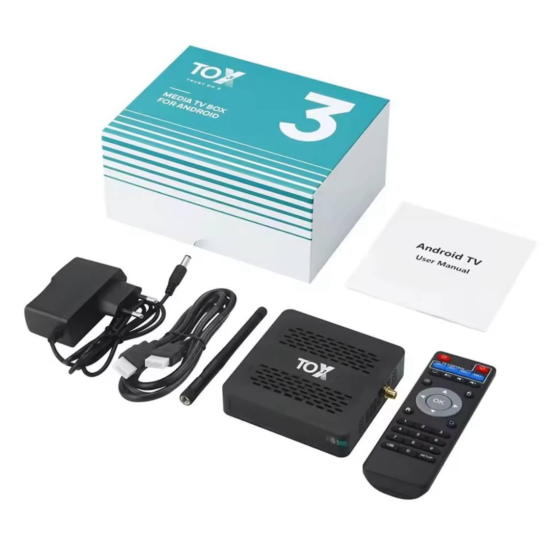 Приставка смарт TV Ugoos Tox3 S905X4 4/32 Гб Smart TV Box Android 11 новая ревизия и прошивка
