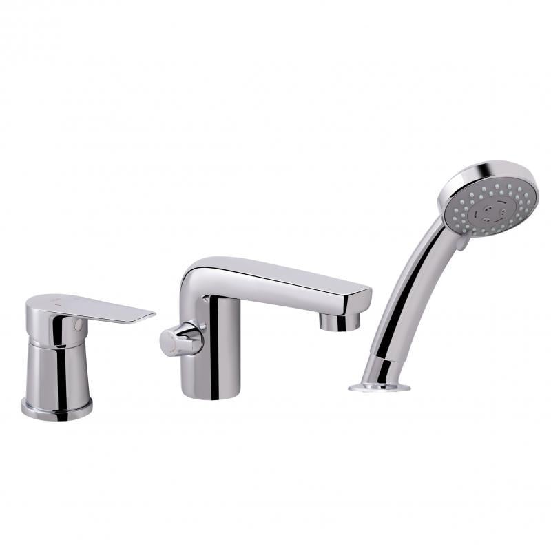 Смеситель на борт для ванны Q-tap Stenava 33104NGC (13481)