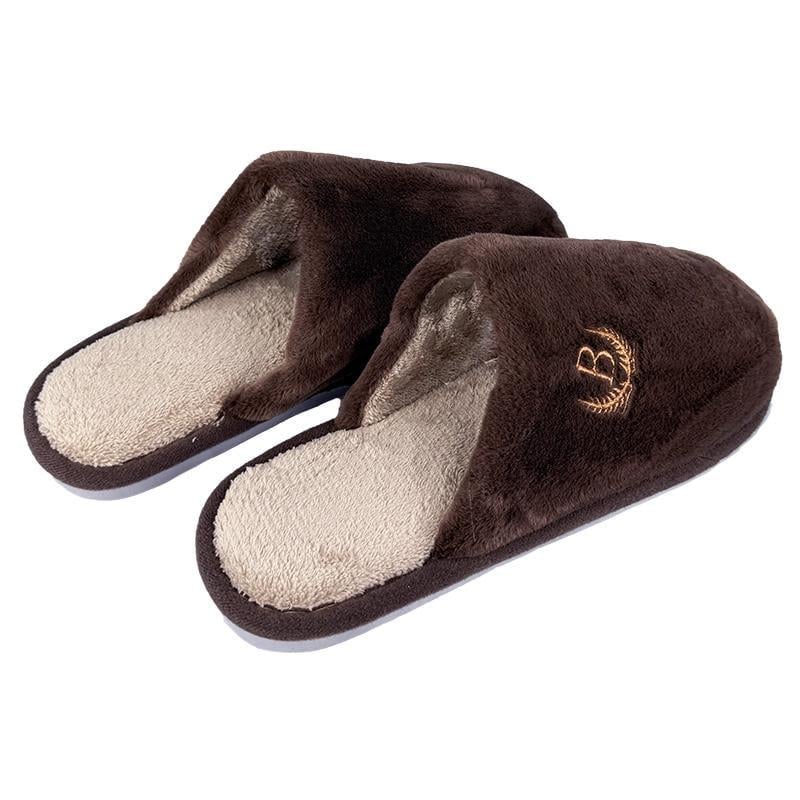 Тапочки домашні чоловічі 10272-2 p. 46 29,5 см Коричневий - фото 4 Тапочки домашні чоловічі 10272-2 p. 46 29,5 см Коричневий - фото 4