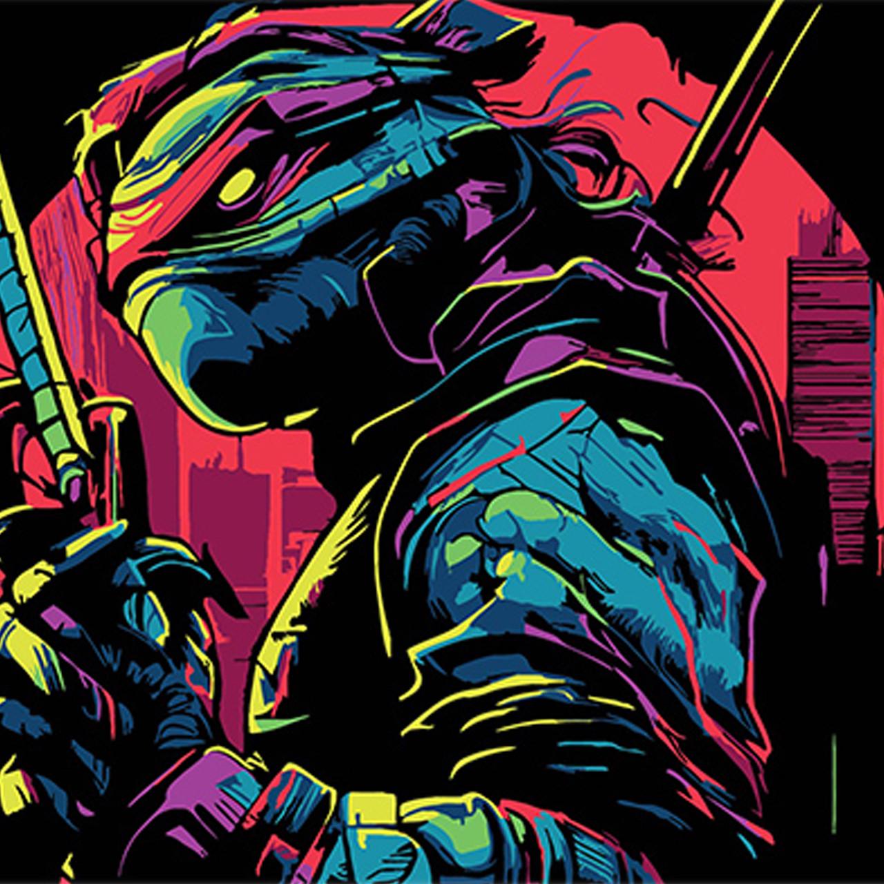 Картина по номерам Strateg Премиум Секреты ниндзя на черном фоне 30х30 см (SH3030-11)