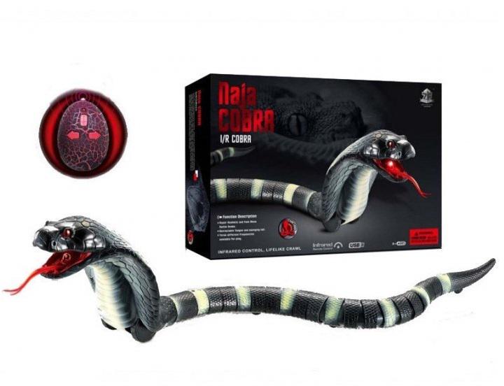 Игрушечная змея Кобра на радиоуправлении (8808) - фото 4 Игрушечная змея Кобра на радиоуправлении (8808) - фото 4