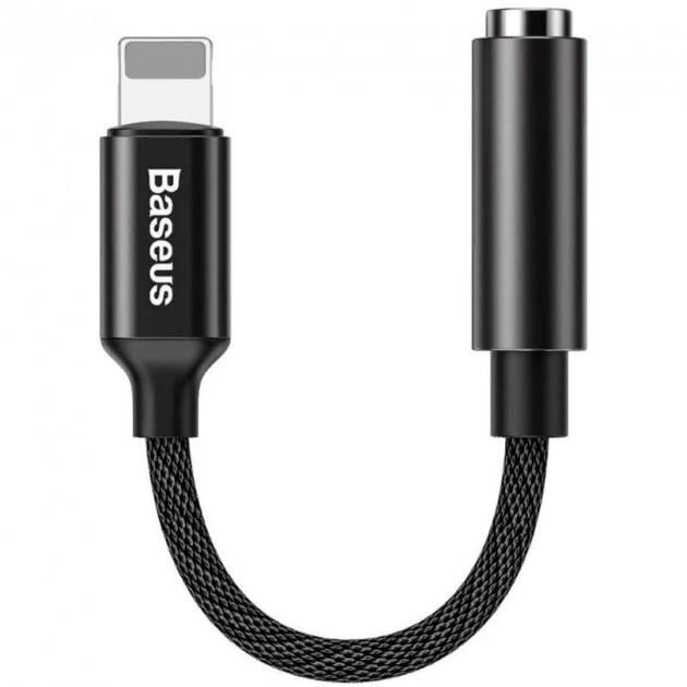 Adapter Baseus Lightning Male to Female (CALL3-01 3,5 мм Black (1258789596)