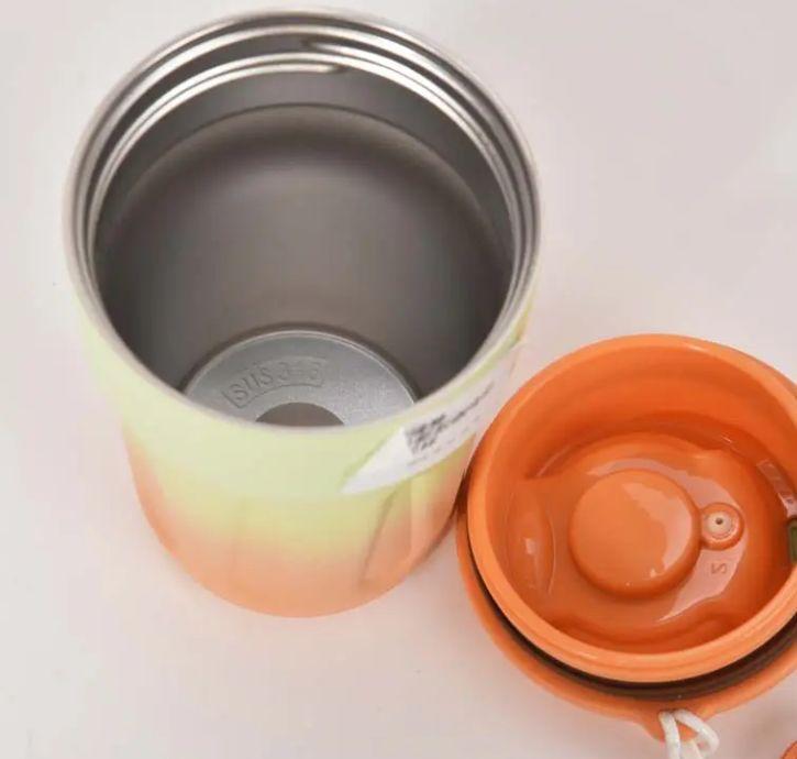 Термокухоль Смарт градієнт з інтелектуальним дисплеєм температури 420 мл Помаранчевий (2470371610) - фото 8