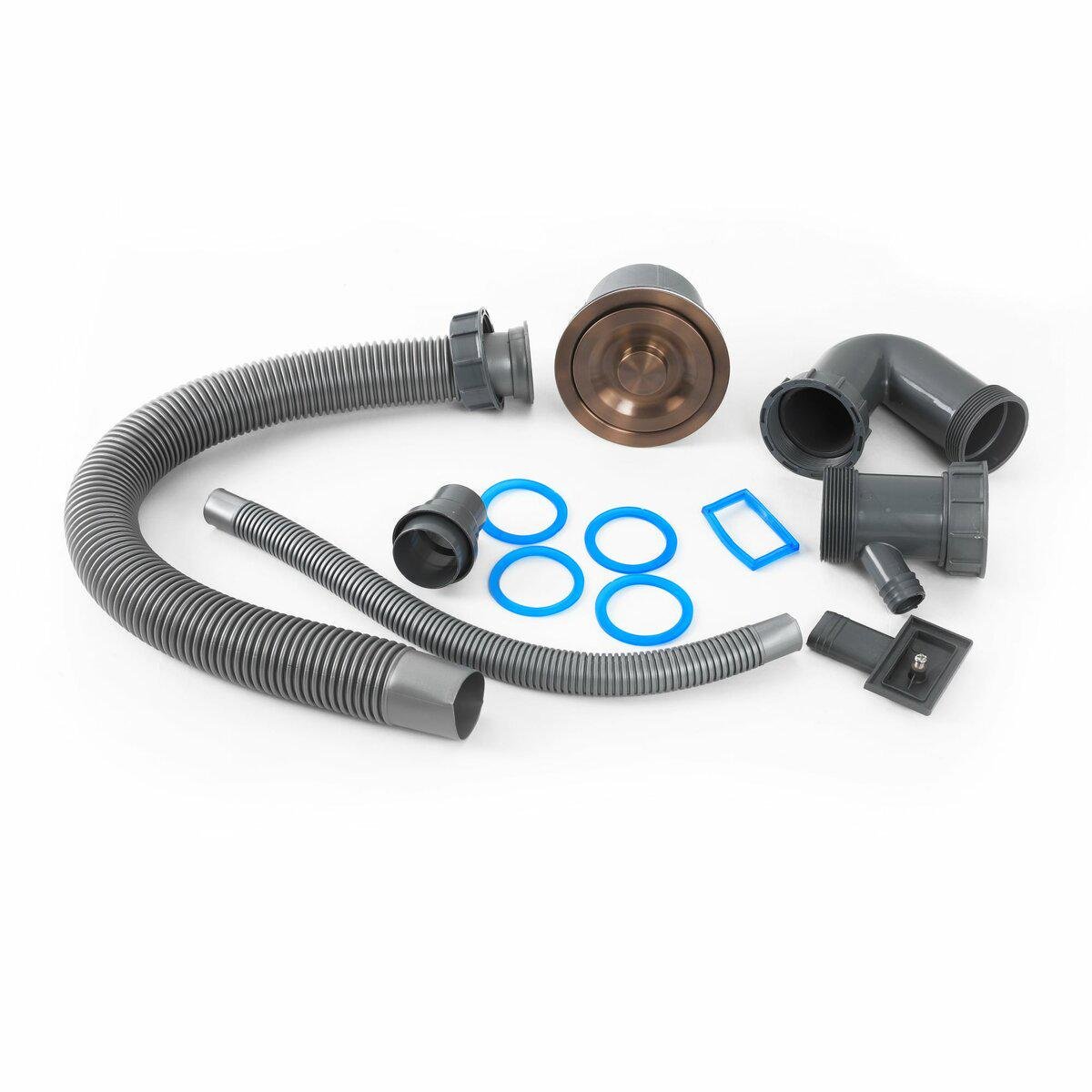 Евросифон одинарный Platinum PVD медный для Handmade моек (PLTM-SP000032523)