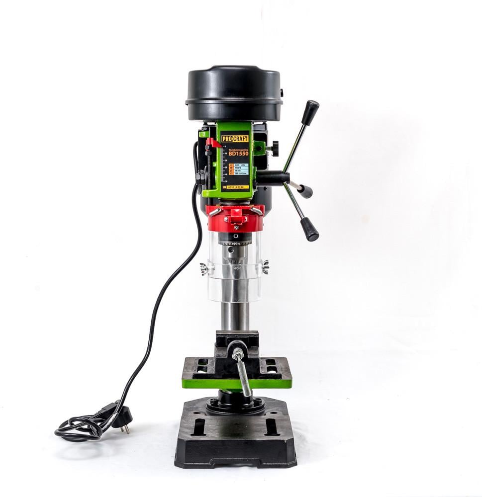 Сверлильный станок ProCraft BD1550 патрон 16 мм 5 скоростей тиски - фото 3 Сверлильный станок ProCraft BD1550 патрон 16 мм 5 скоростей тиски - фото 3