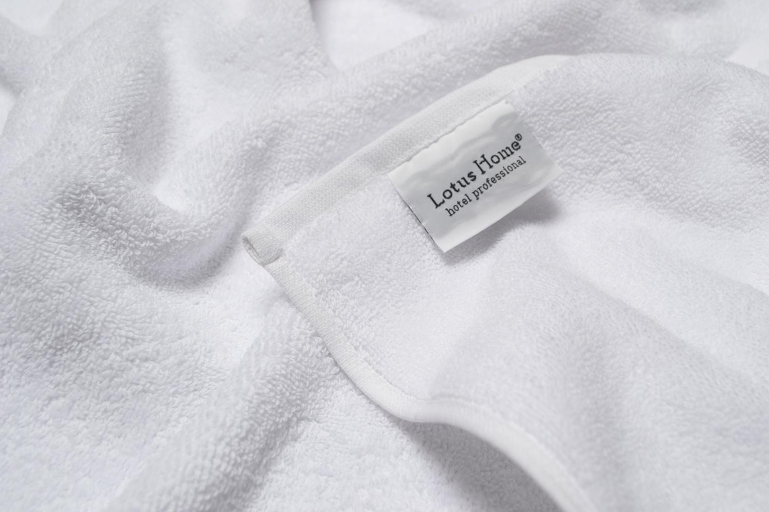 Полотенце Lotus Home Hotel Basic 16/1 400 г/кв. м 30x50 см Белый (svt-2000022331913) - фото 4