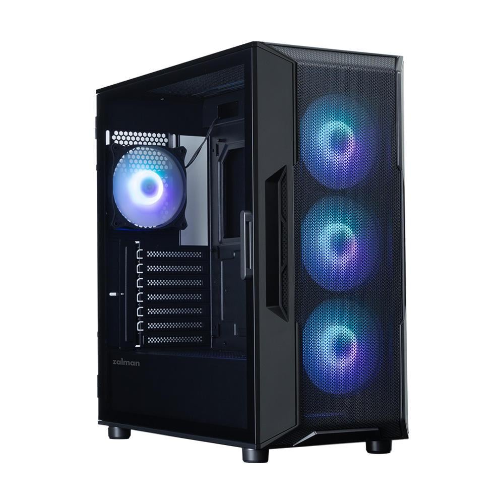 Корпус для компьютера Zalman I3 Neo ARGB V2 Mid Tower mini-ITX/micro-ATX no PSU Черный (I3NEOARGBV2BLACK)