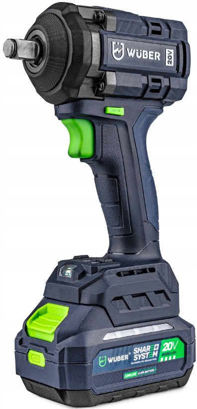 Гайковерт аккумуляторный ударный Wuber 1/2'' 550Нм (W0460112) Гайковерт аккумуляторный ударный Wuber 1/2'' 550Нм (W0460112)