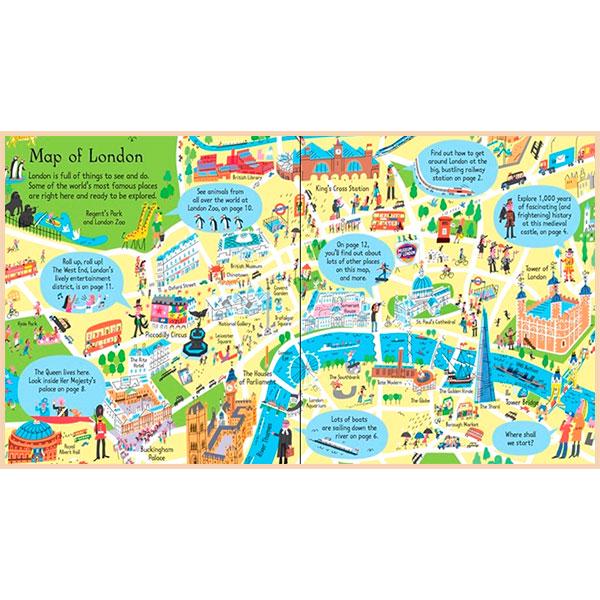 Книга Usborne "Look Inside London" Jonathan Melmoth (ISBN:9781409582076) - фото 2