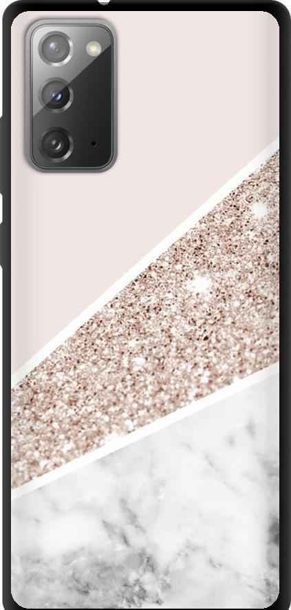 Чехол на Samsung Galaxy Note 20 Пастельный мрамор (4342b-2036-42517)