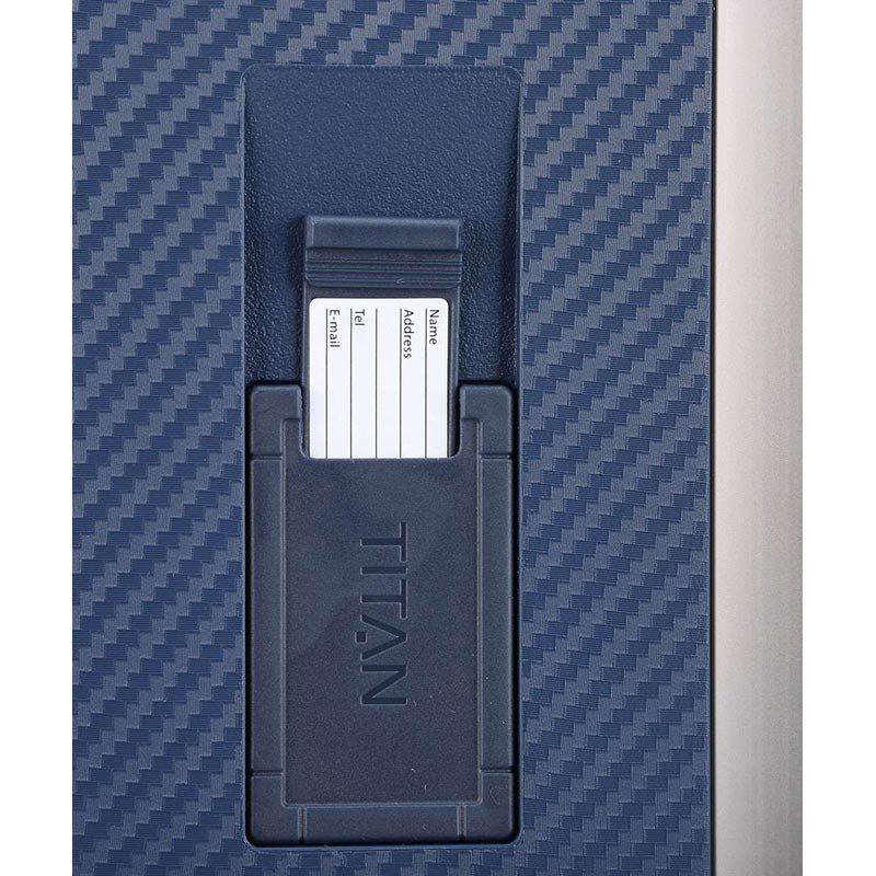 Валіза на 4 колесах Titan Compax з USB S 43 л Navy (Ti844406-20) - фото 5