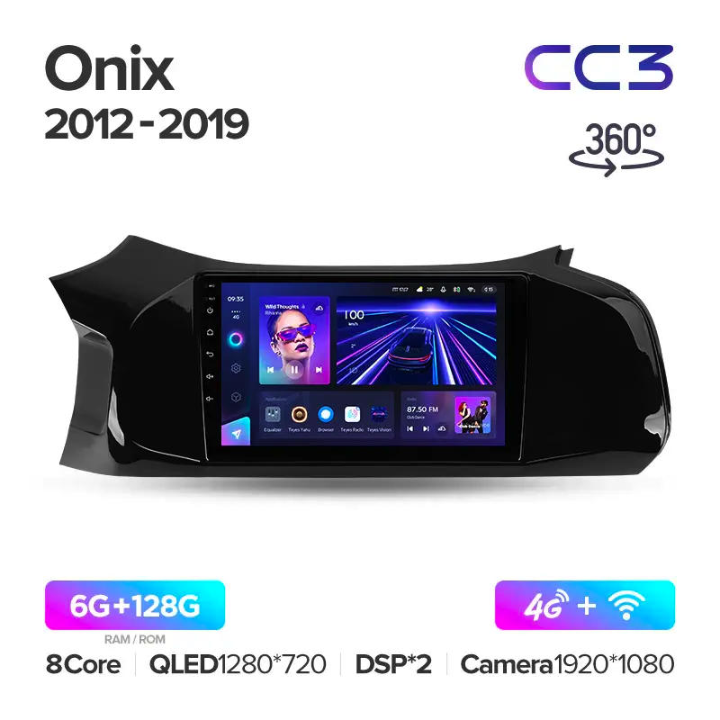 Автомагнитола штатная Teyes CC3 360° для Chevrolet Onix 2012-2019 Android - фото 2 Автомагнитола штатная Teyes CC3 360° для Chevrolet Onix 2012-2019 Android - фото 2