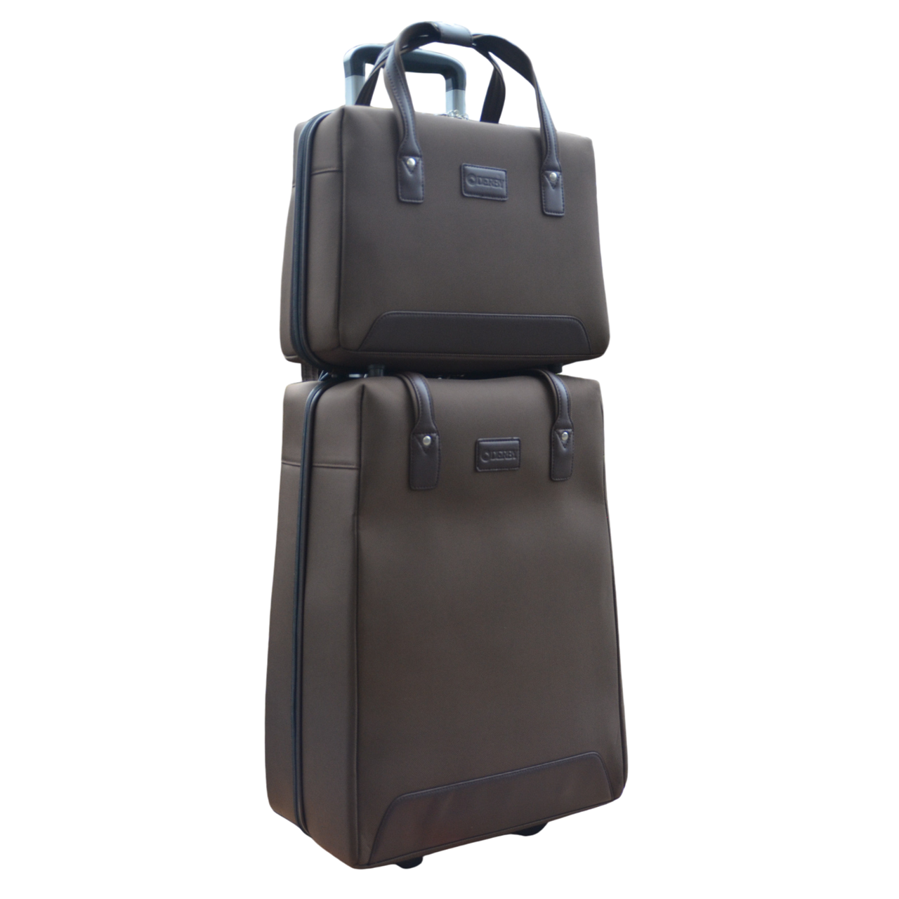 Чемодан текстильный Derby 092402-L 2 колеса 20'' с бьюти-кейсом 092402-S (2450794993)