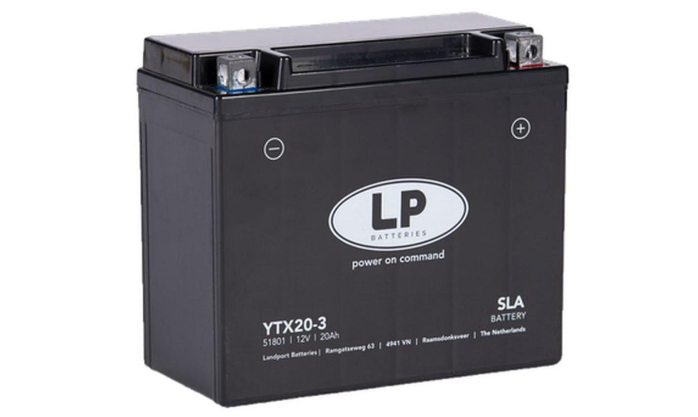 Акумулятор Landport YTX20-3 SLA 310A 12V 18Ah 175X87X155 мм 5,9 кг