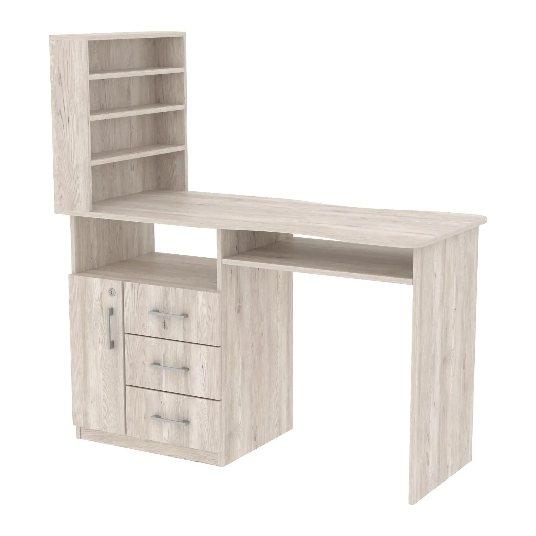 Стіл манікюрний Kontinent СМ-1 лівий 1230х550х1264 мм Самоа Димчастий (29068102) - фото 1 Стіл манікюрний Kontinent СМ-1 лівий 1230х550х1264 мм Самоа Димчастий (29068102) - фото 1