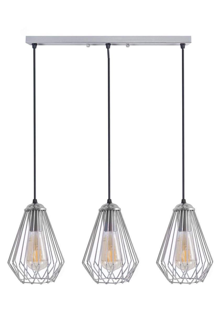 Подвесной светильник лофт MSK ELECTRIC Silvia NL 05371-3 CR (616867)