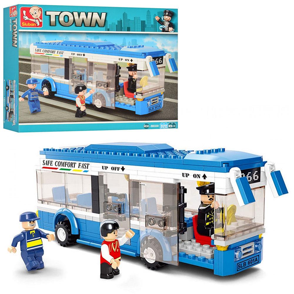 Конструктор Sluban M38-B0330 Автобус фігурки 235 дет.