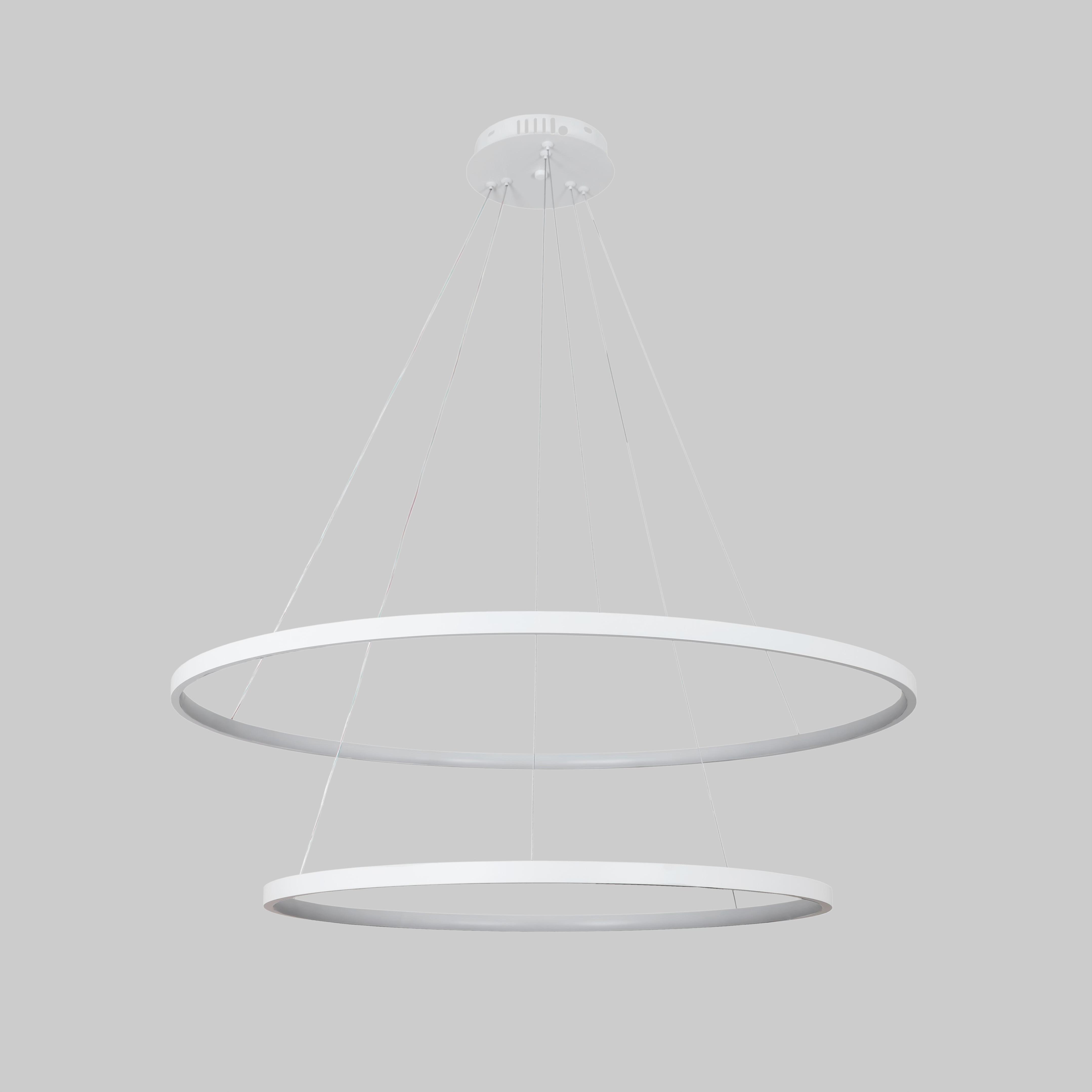 Люстра кольцевая Circle светодиодная двойная 80/100 см Белый (52-9832-2A WHITE LED (800/1000)) Люстра кольцевая Circle светодиодная двойная 80/100 см Белый (52-9832-2A WHITE LED (800/1000))