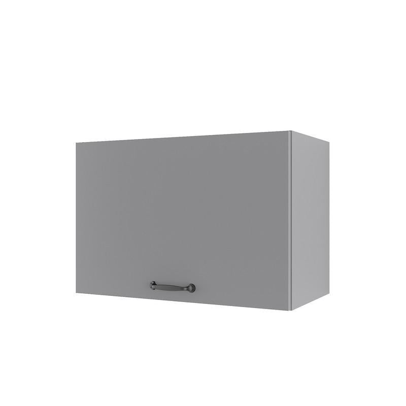 Шкаф навесной на кухню под вытяжку 600х317х404 мм Антрацит (H-18)