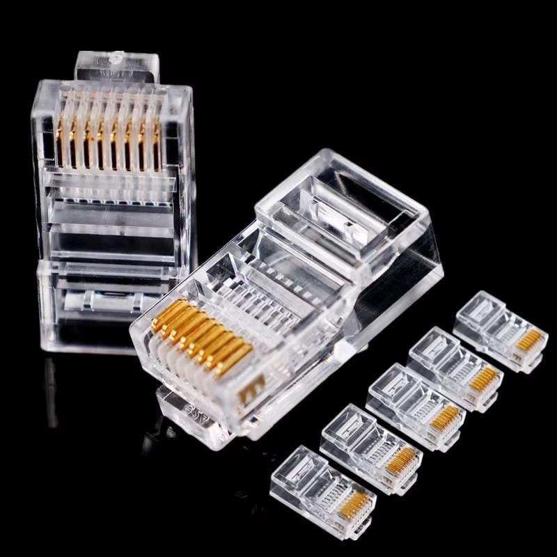 Коннектор проходной RJ-45 многожильный обжимной для крученой и цельной жилы Cat 5e (000000180) - фото 6 Коннектор проходной RJ-45 многожильный обжимной для крученой и цельной жилы Cat 5e (000000180) - фото 6