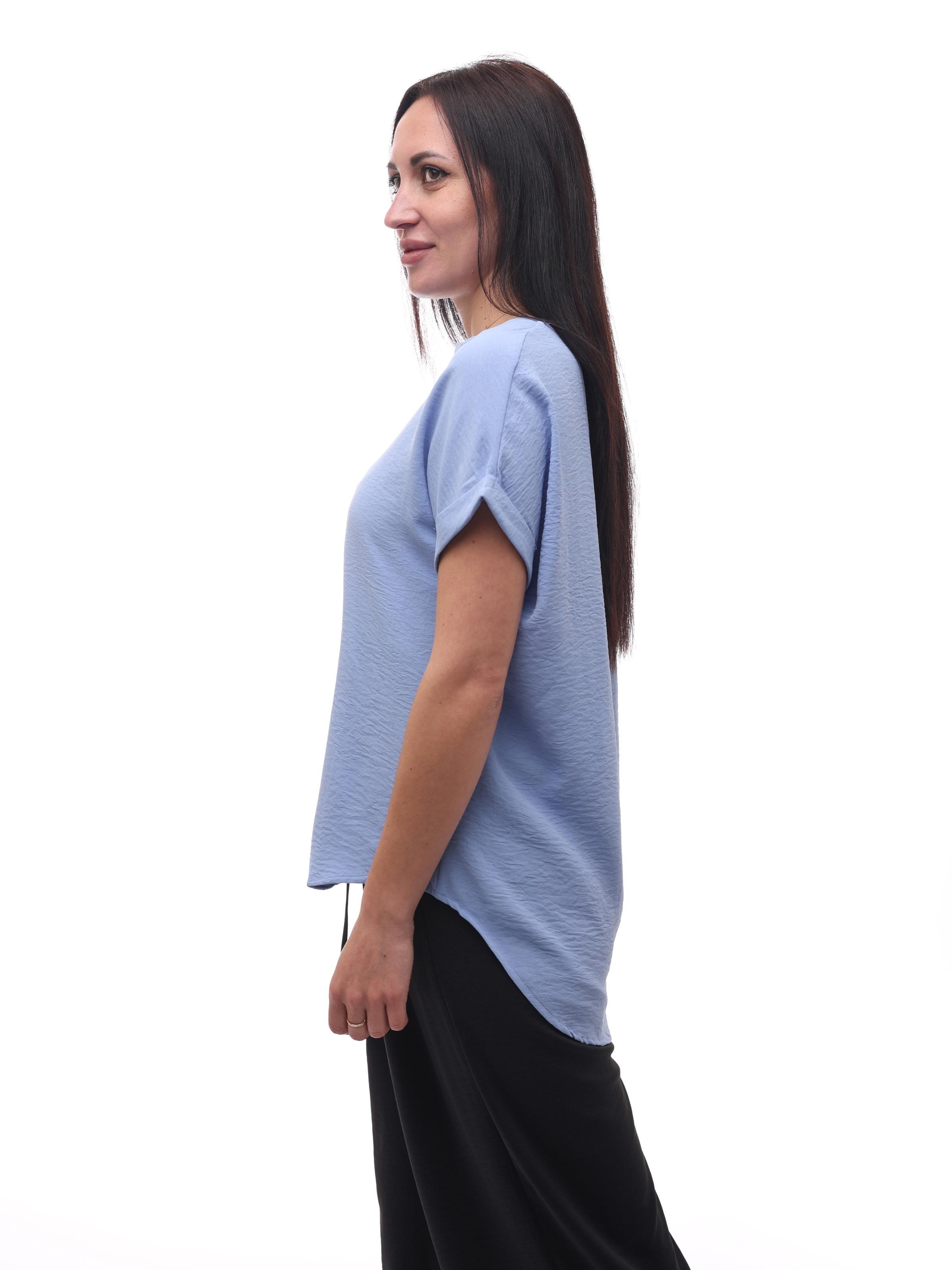 Блуза жіноча M&C р. 42 Блакитний (278239-54) - фото 3 Блуза жіноча M&C р. 42 Блакитний (278239-54) - фото 3