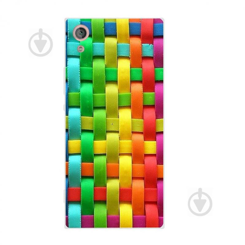 Чехол с рисунком Printed Silicone для Sony Xperia XA1 Плетенка (hub_rRdH16298)
