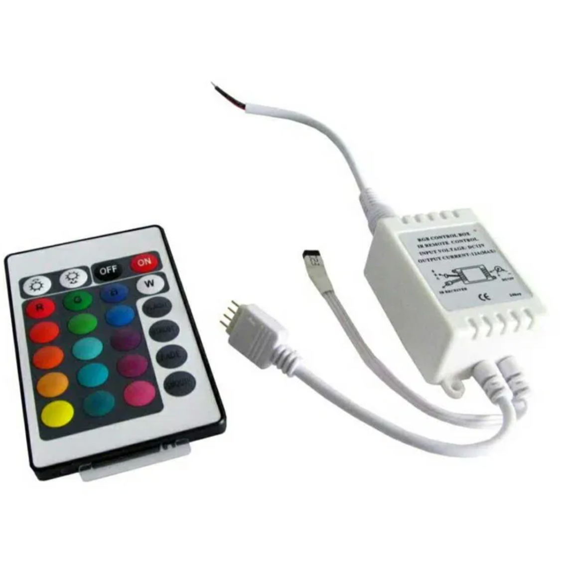 Контролер FTC RGB ІК24 ДК 12В 3 канали х2А ІК пульт ДК 50х35х20 мм (К000028282НР)