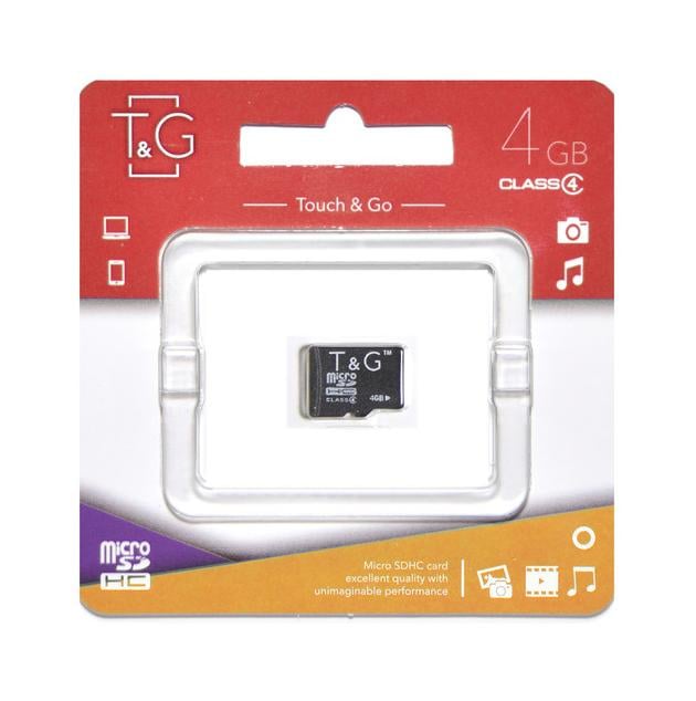Карта MicroSD MicroSDHC 4GB Class 4 TG