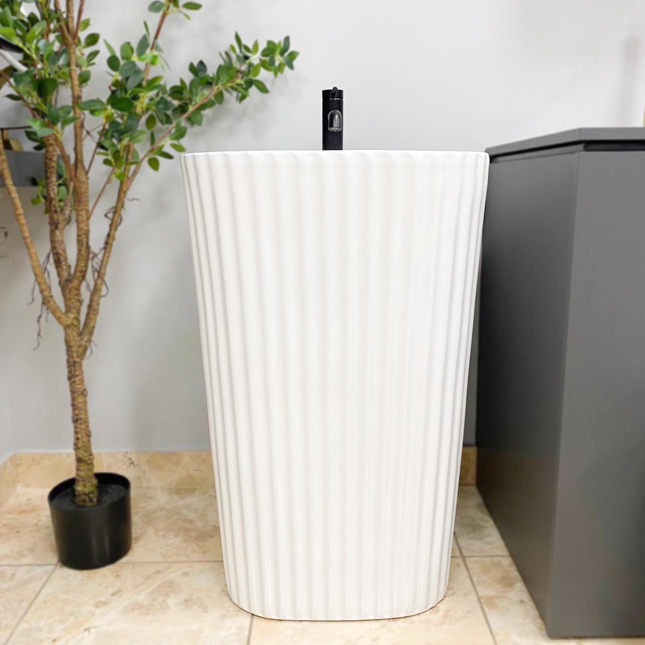 Умивальник підлоговий VBI TARSIA White (2810367431)