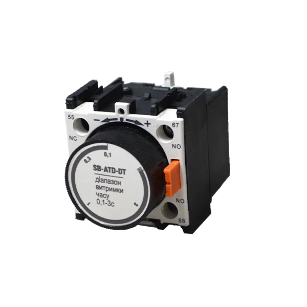 Блок задержки UEC SB-ATD-DT0 0,1-3 сек 1NO+1NC задержка включения (LA2-SB-ATD-DT0)